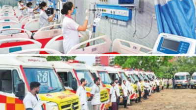 Medical teams ready to assist train passengers at Central