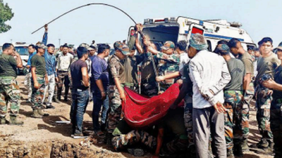 2-year-old girl falls into 200ft borewell