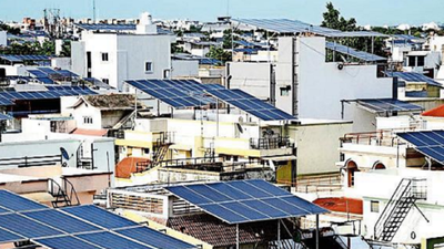 Vadodara tops in No. of houses with solar panels