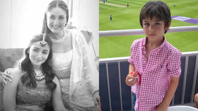 Taimur Ali Khan is besotted with his little cousin Raha