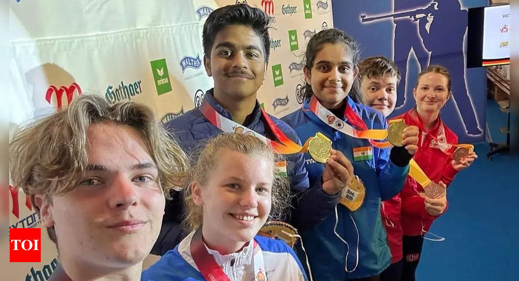 ISSF Junior World Cup: Abhinav, Gautami win India’s second gold medal – Times of India