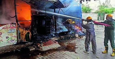 Fire leaves Barra restaurant charred