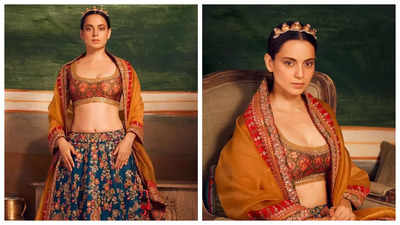 Fans can't stop gushing over Kangana Ranaut's latest ethnic photoshoot; say 'If royalty had a face then it would be you' - WATCH