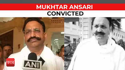 Gangster Mukhtar Ansari convicted in Congress leader Awadhesh Rai murder case