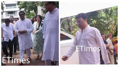 Sulochana Latkar passes away: Sachin Pilgaonkar, Raj Thackeray, CM Eknath Shinde and other celebs arrive to pay their last respects