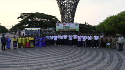 World Environment Day: Army personnel clean Coimbatore’s Race Course walking path