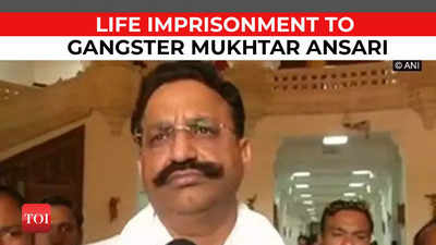Gangster-politician Mukhtar Ansari gets lifetime imprisonment in Congress leader Awadhesh Rai's murder
