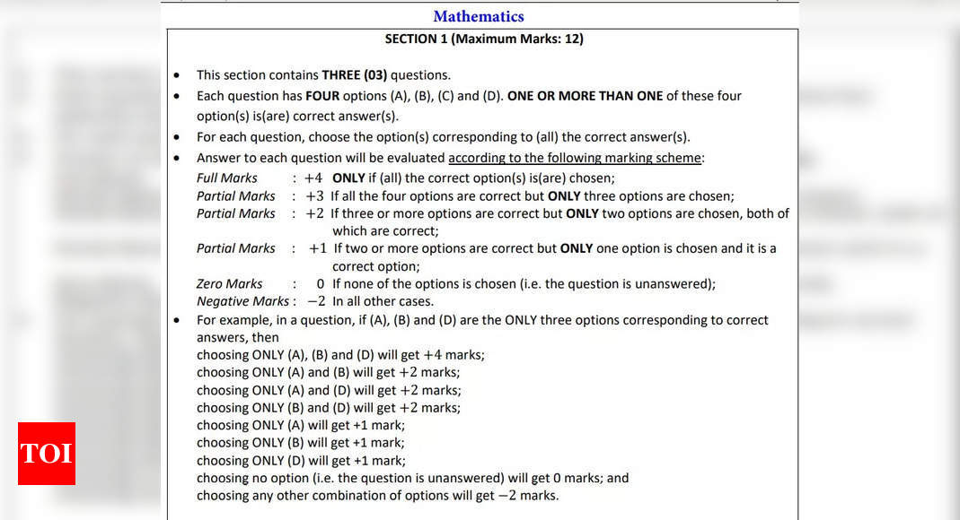 JEE Advanced 2023 Question Paper: Download Paper-I And Paper-II Here ...