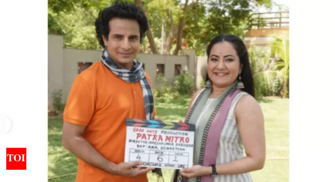Actors Ojas Rawal and Kaushambi Bhatt reunite for ‘Patra Mitro