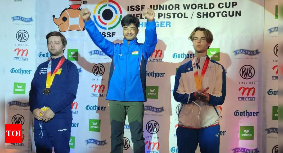 ISSF Junior World Cup: Dhanush Srikanth wins India’s third gold | More sports News – Times of India