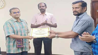 Madurai Railway Division honours staff who identified crack on train bogie
