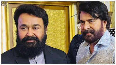 Mohanlal and Mammootty's epic click together sends fans into a frenzy