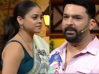 TKSS: Kapil Sharma and Sumona Chakravarti roast each other; former jokes, 'RJ Anmol ko Amrita Rao jaisi wife mili aur muje vada pav jaisi'