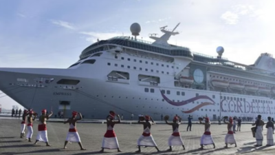 MV Empress: India's first international cruise vessel sets sail to Sri Lanka from Chennai