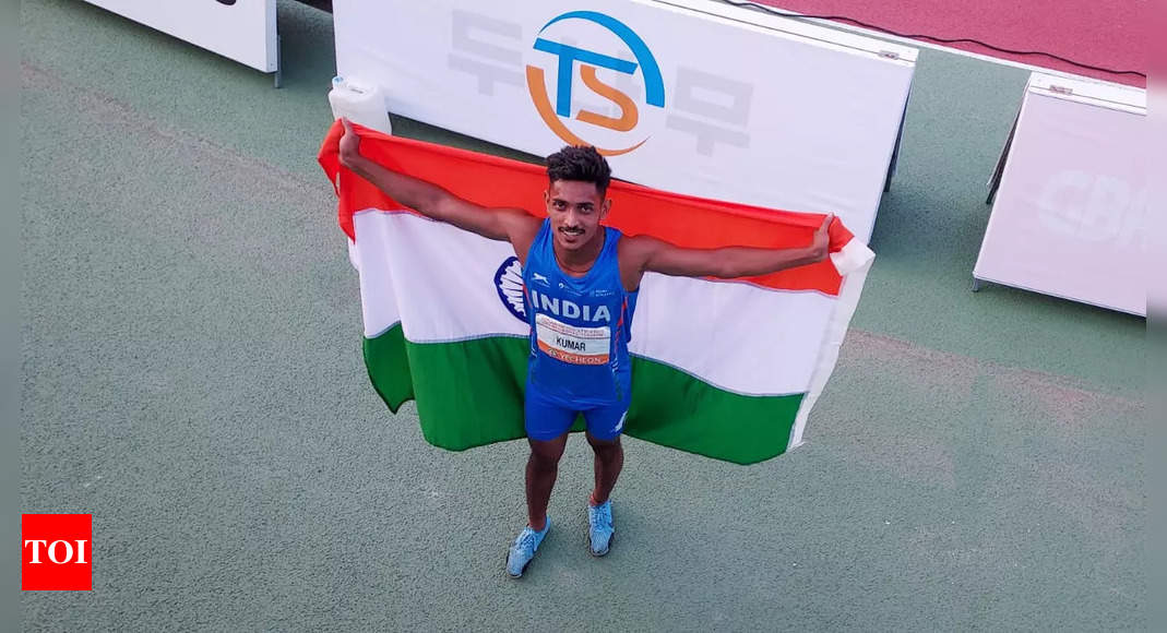 Sunil Kumar wins decathlon gold at Asian U-20 Athletics Championship | More sports News – Times of India
