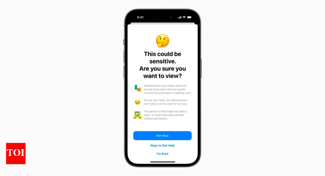 iOS 17 expands protection against unsolicited pictures to all iPhone users – Times of India