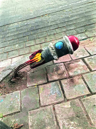 Art for change: How a broken bollard turned into a rocket in Bengaluru