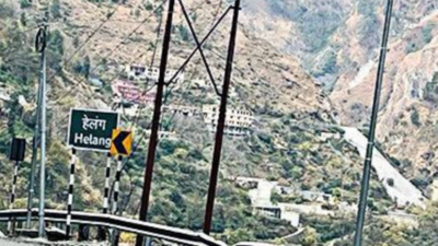 Joshimath cracks: After 5-month gap, work on Helang bypass resumes