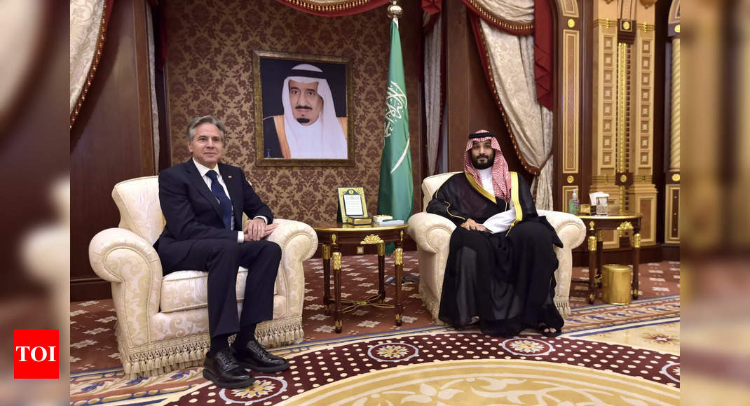 Saudi Crown Prince, Blinken had ‘candid’ talks in Jeddah – Times of India