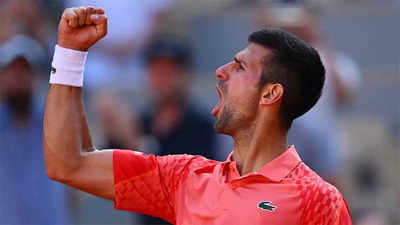 French Open: Djokovic battles past Khachanov to make his 12th semifinal in Paris