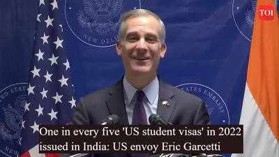 One in every five 'US student visas' in 2022 issued in India: US envoy Eric Garcetti