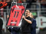 In pictures: Zlatan Ibrahimovic in tears as he retires from football after record-breaking career