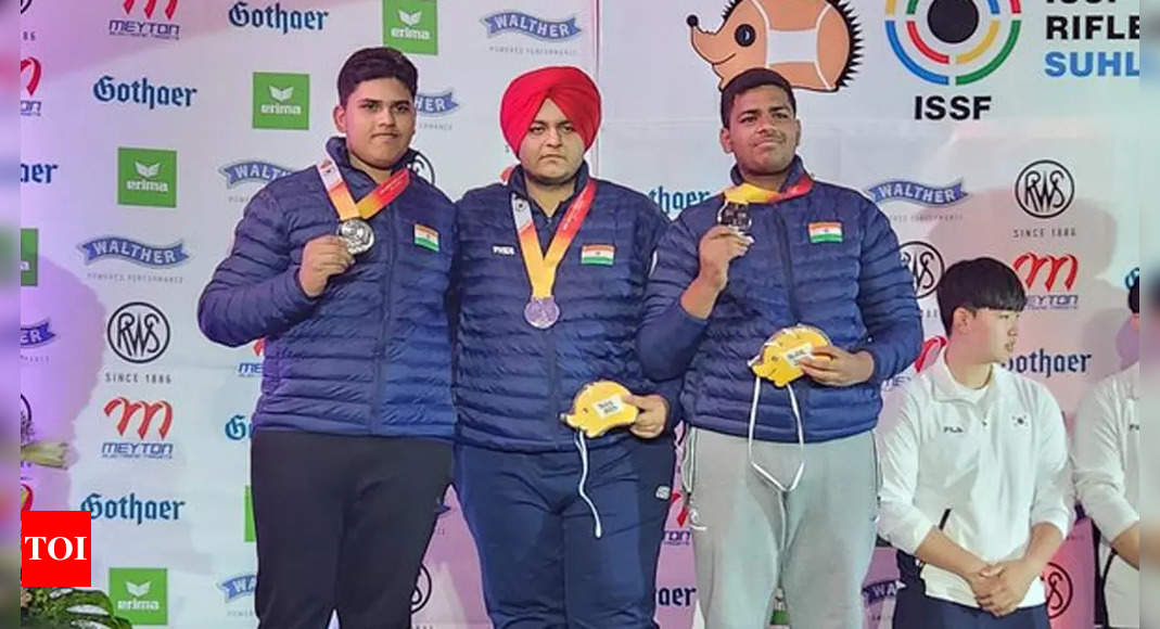 ISSF Junior World Cup: Silver for India in rapid fire pistol team event | More sports News – Times of India