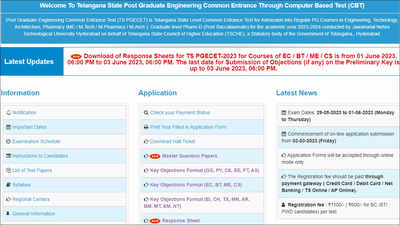 TS PGECET 2023 Result Released On Pgecet.tsche.ac.in - Times Of India