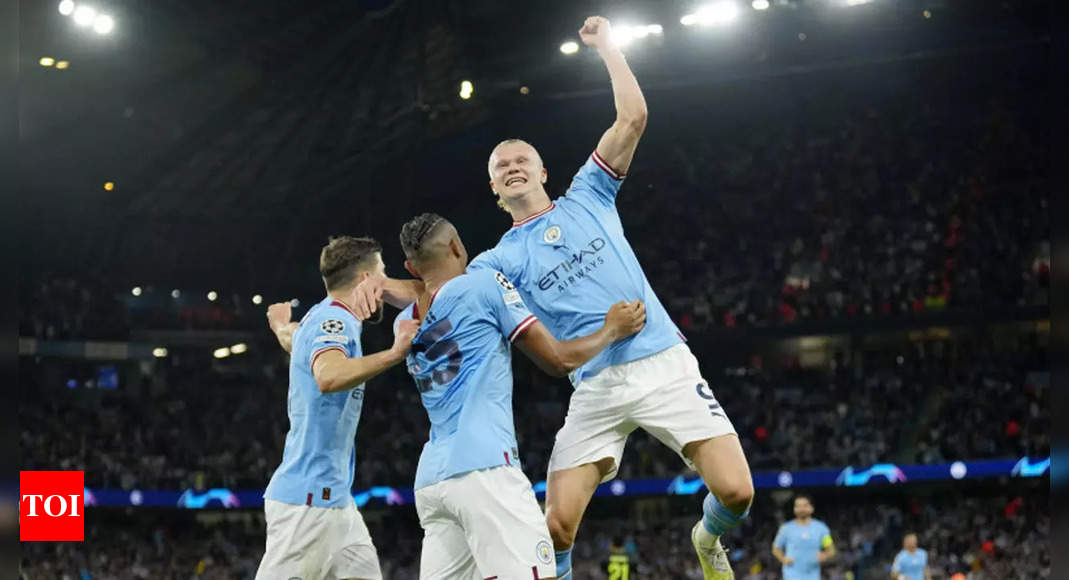 Erling Haaland set to reign over Europe as Manchester City eye historic treble | Football News – Times of India