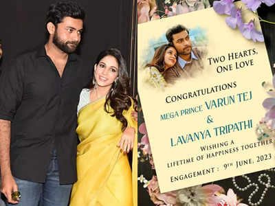 It's official! Varun Tej and Lavanya Tripathi's engagement announcement breaks the internet