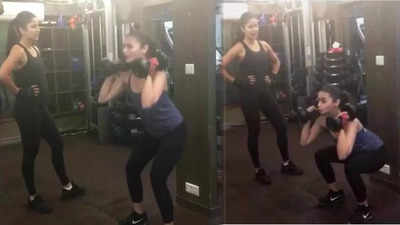 Watch Katrina Kaif turns Alia Bhatt's gym instructor, OLD video resurfaces