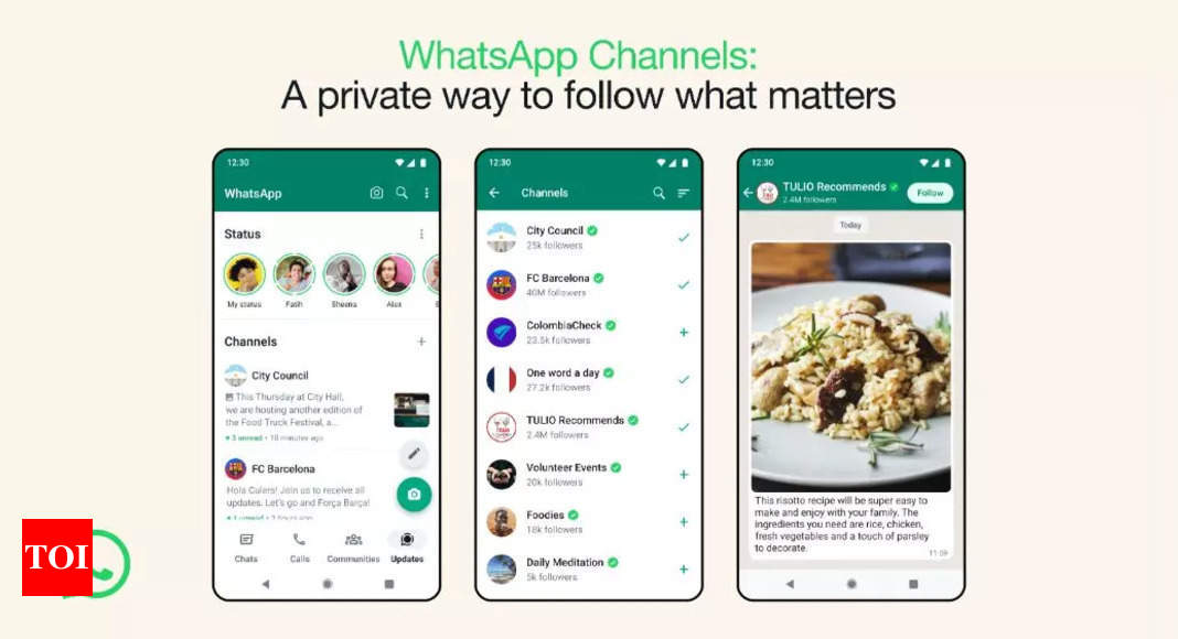 Channels: WhatsApp Channels feature starts rolling out: What it is, 30-day expiry, admin controls and more – Times of India