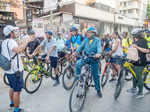 World Bicycling Day: Cycling enthusiasts cruise through Bandra