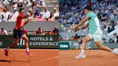 Novak Djokovic and Carlos Alcaraz in era-defining French Open duel