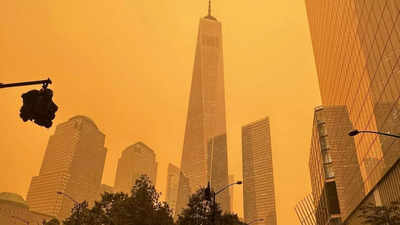 'NY has become Gotham city': Visuals of 'dystopian looking' New York due to Canada fires go viral
