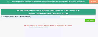 APRJC CET 2023 results declared at aprs.apcfss.in; check direct link here