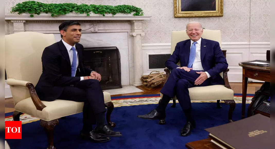 Rishi Sunak spricht mit Joe Biden über die Ukraine und versucht, Großbritannien nach dem Brexit zu stärken