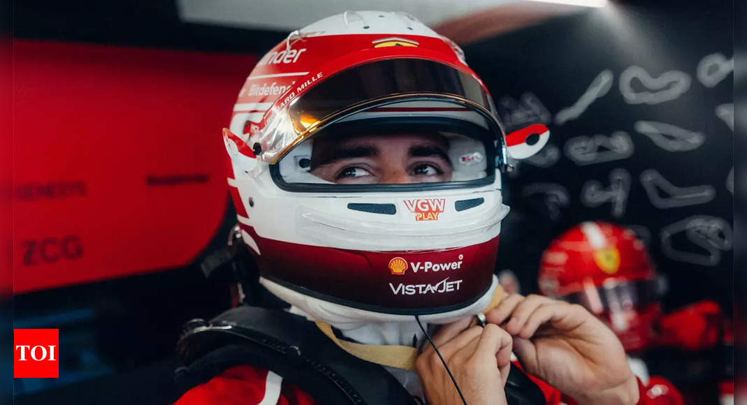 Charles Leclerc helmet sells for record sum in EmiliaRomagna auction