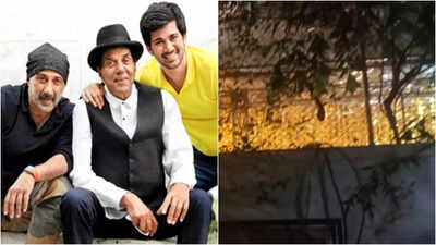 Dharmendra's bungalow starts getting decked up: Decoration and Lights start to come on - Exclusive