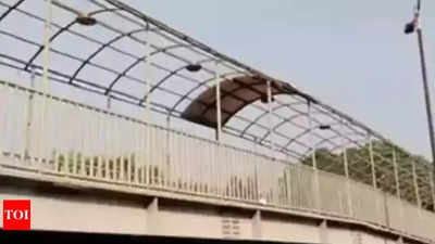 Railway overbridge develops cracks in Bihar's Kaimur, closed for repairs