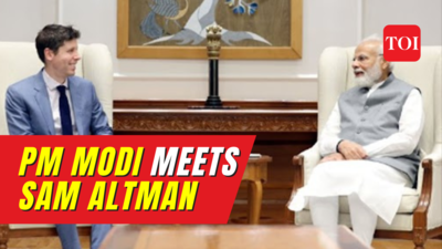 PM Narendra Modi meets ChatGPT CEO Sam Altman, says 'Potential of AI in enhancing India's tech ecosystem is indeed vast'