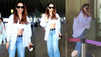 49-year-old Malaika Arora takes summer fashion to the next level, gets spotted at the airport flaunting her abs