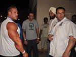 Sanju with body builiding contestants