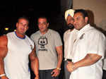 Sanju with body builiding contestants