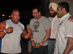 Sanju with body builiding contestants