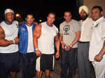 Sanju with body builiding contestants