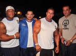 Sanju with body builiding contestants