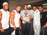 Sanju with body builiding contestants