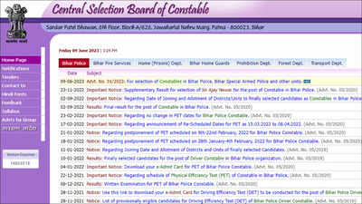 CSBC Bihar Police Vacancy 2023: Bihar Police Recruitment Notification released for 21391 Constable posts