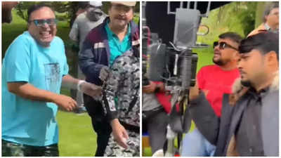 Actor Hemang Dave shares a BTS video from the London shoot of Dharmesh Mehta’s next